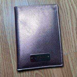 Victoria's Secret Metallic Pink Key & Card Holder Sleek Design